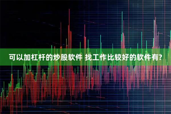 可以加杠杆的炒股软件 找工作比较好的软件有?